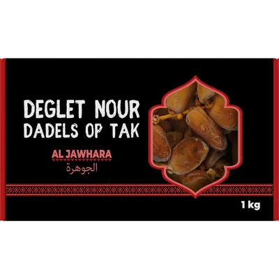 Deglet nour Dadels Op tak