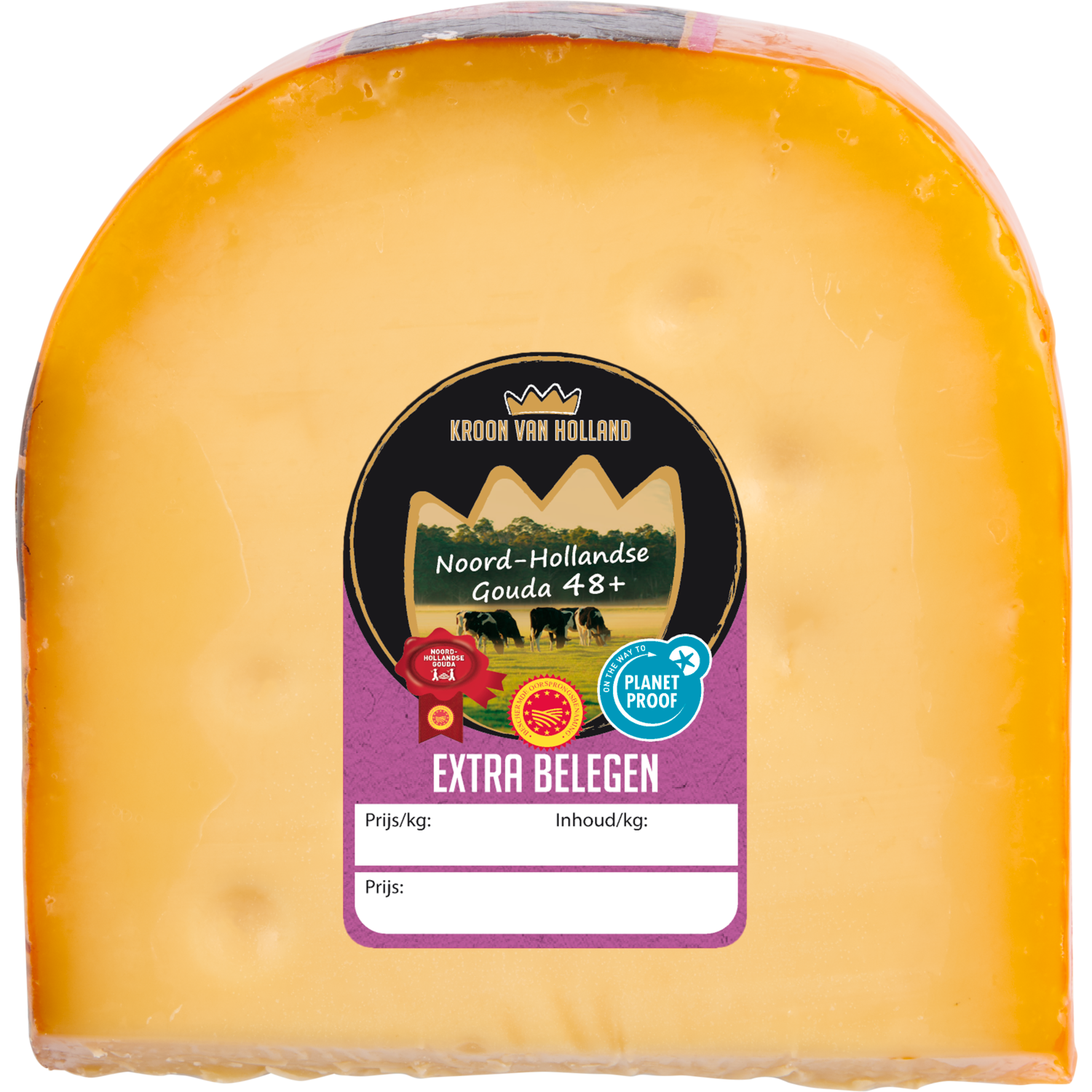 Kroon van Holland Extra belegen kaas 48+ stuk