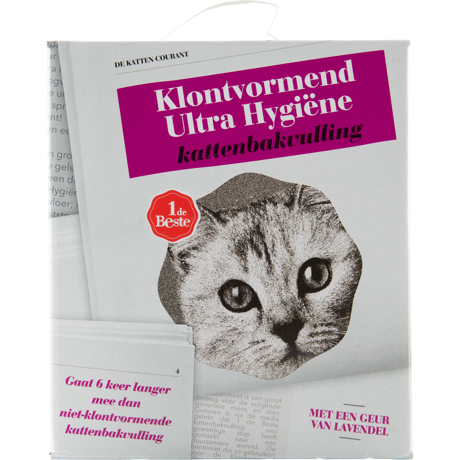 1 de Beste Kattenbakvulling klont ultra hygiene
