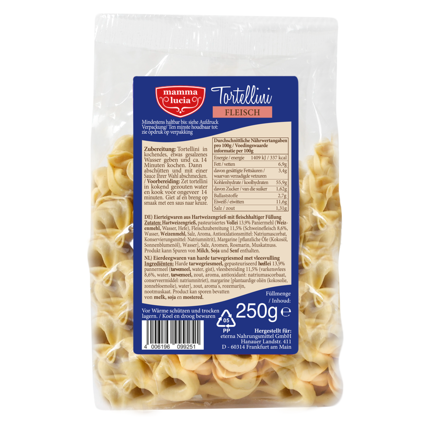 Mamma Lucia Tortellini vlees