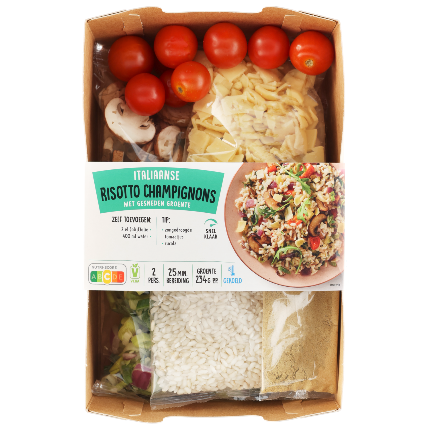 Verspakket risotto champignon 2 porties