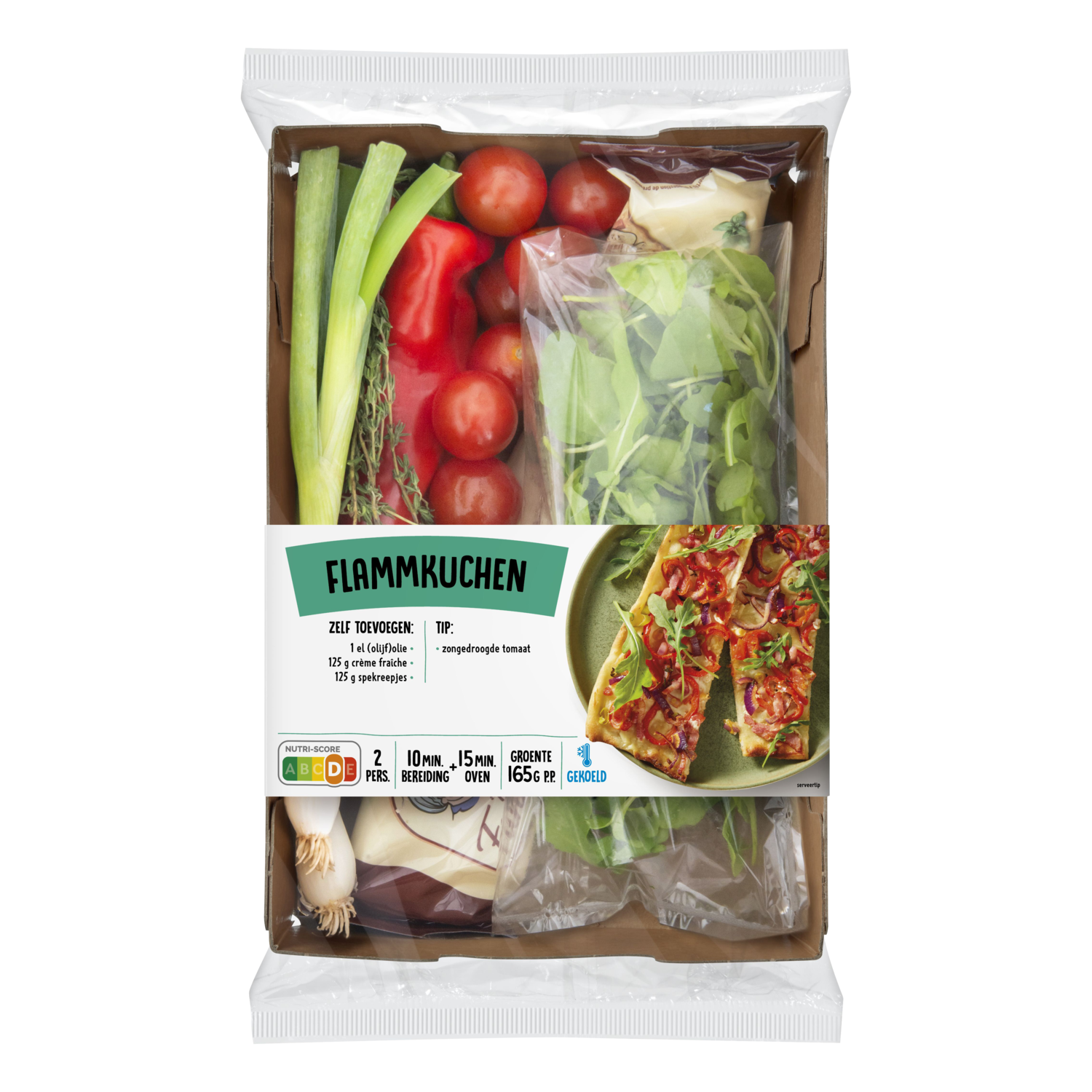 Verspakket flammkuchen 2 porties