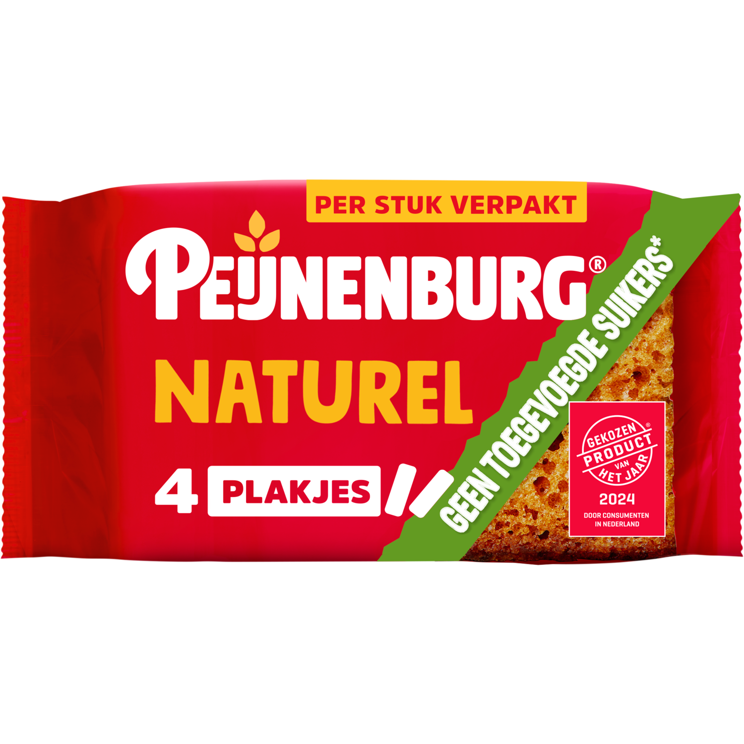 Peijnenburg Ontbijtkoek naturel 4-pack