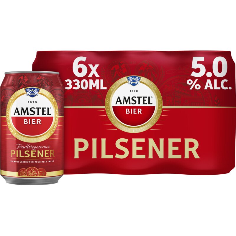 Amstel Rose bier 6x33cl