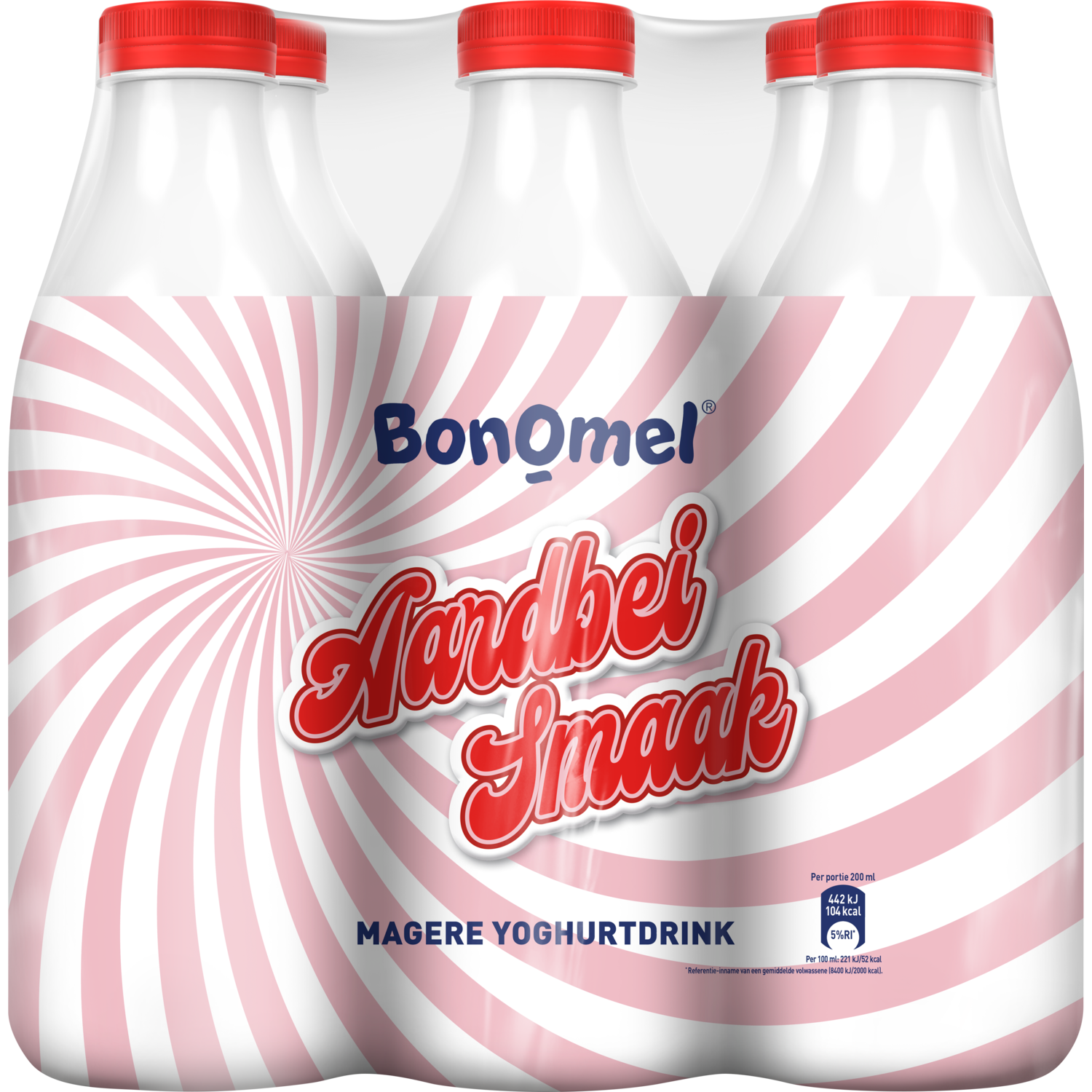 Bonomel Yoghurtdrink aardbei 6 pack