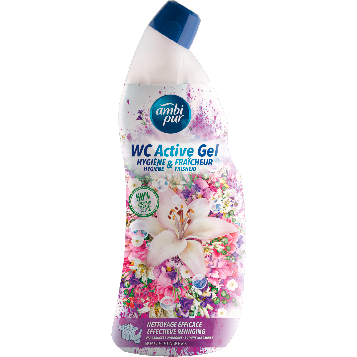 Ambi Pur Wc active gel white flowers