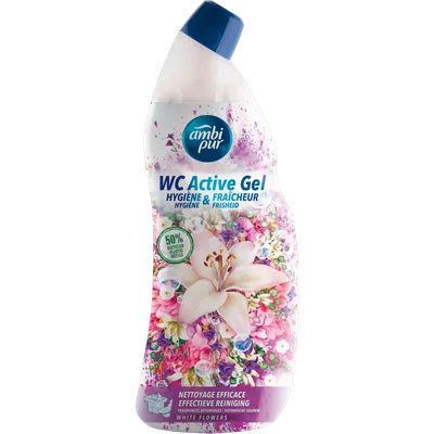 Ambi Pur Wc active gel white flowers