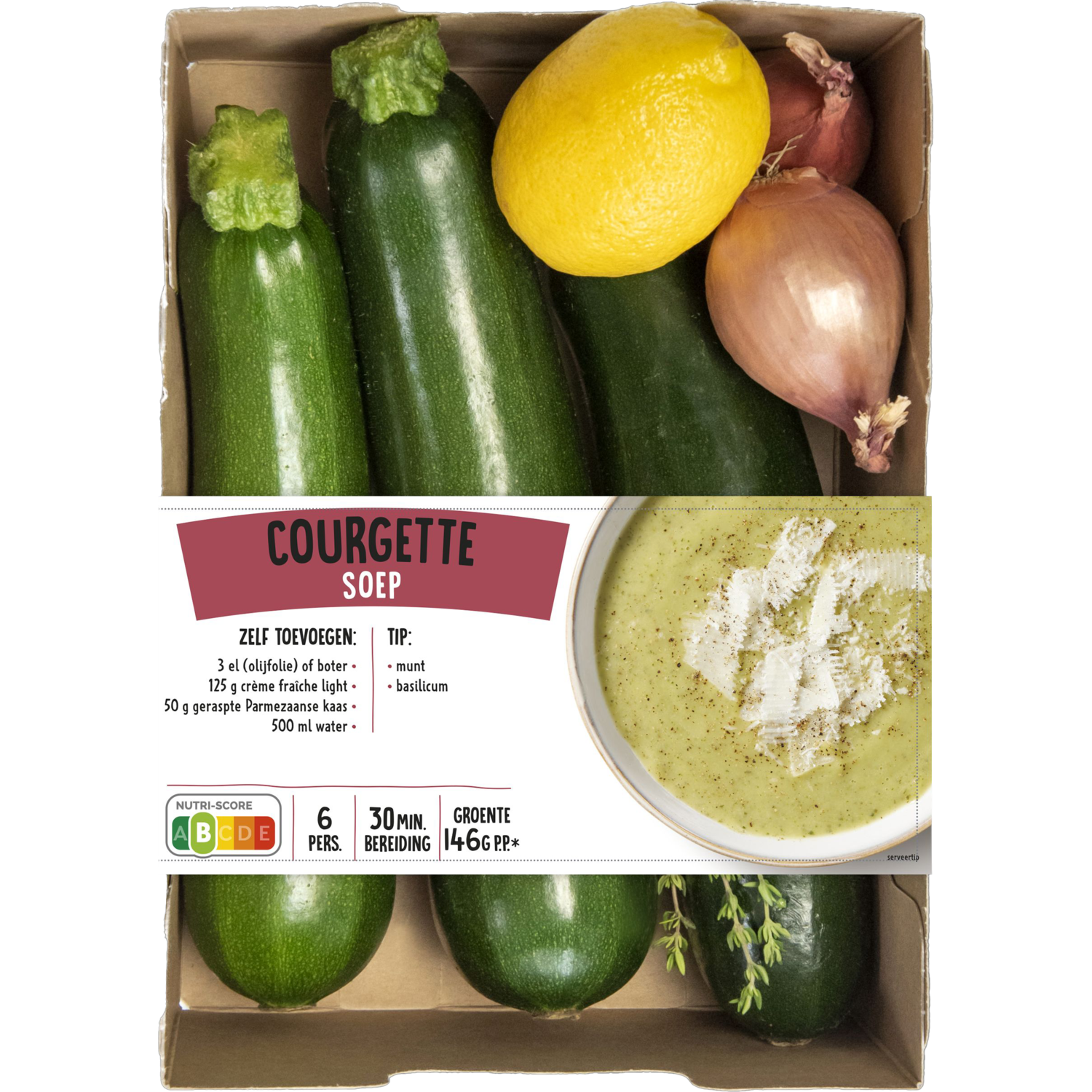 Verspakket Courgettesoep