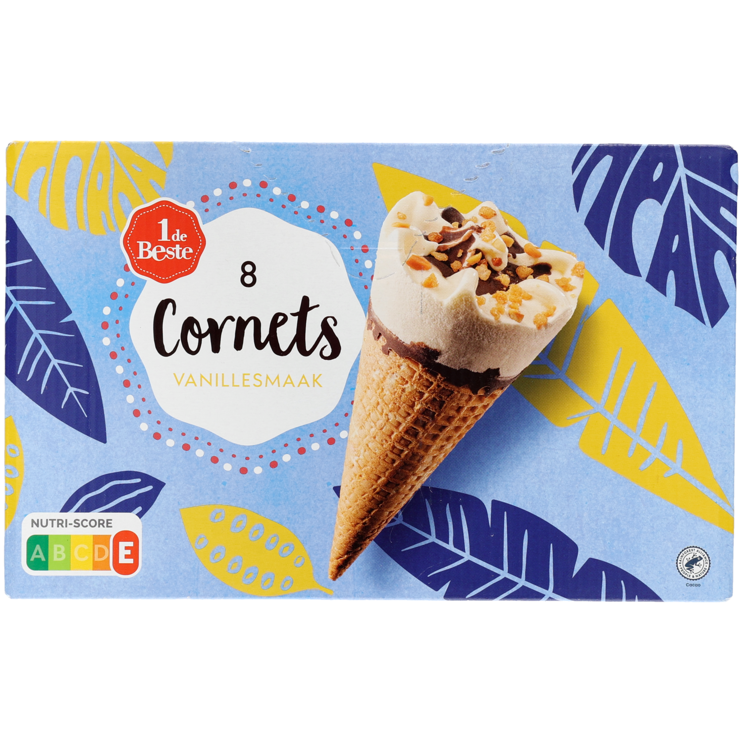 1 de Beste Cornets vanille 8 st.