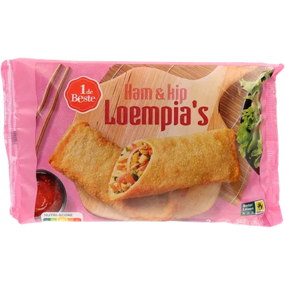 1 de Beste Loempia ham/kip 2 st.