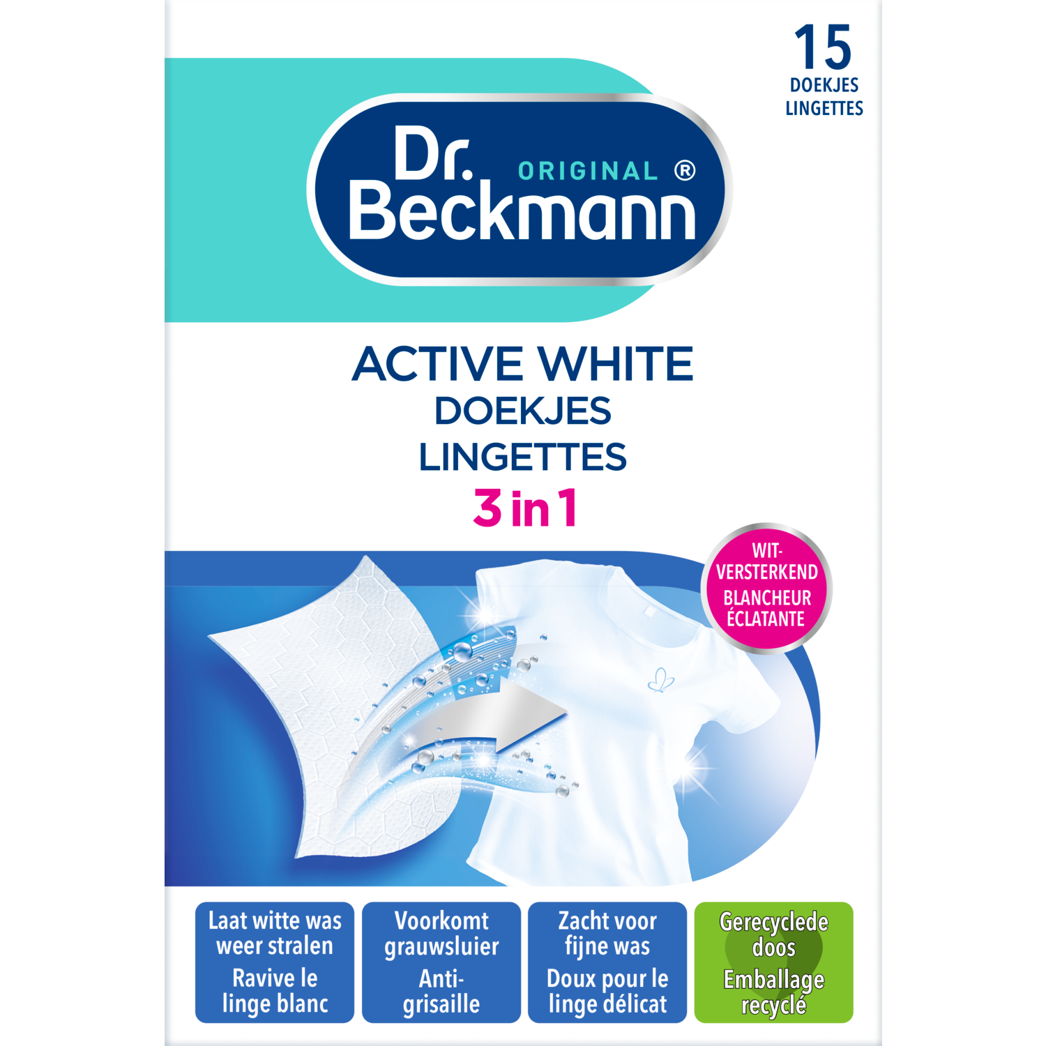 Beckmann Active white doekjes