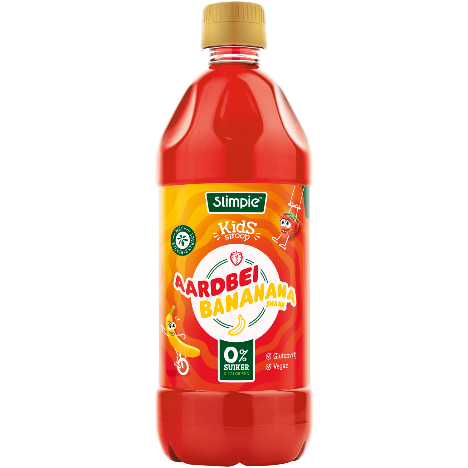Slimpie Kids limonadesiroop aardbei banaan