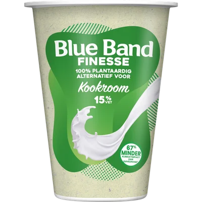 Blue Band Alternatief kookroom vegan finesse plant