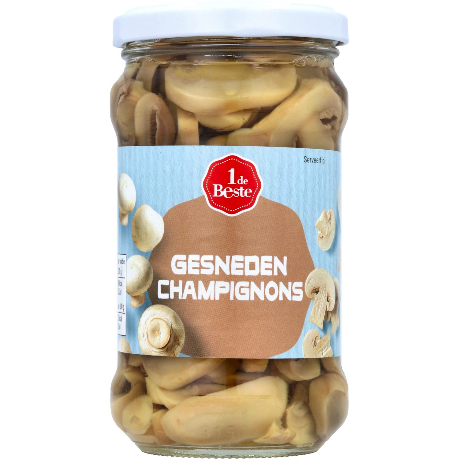 1 de Beste Champignons gesneden