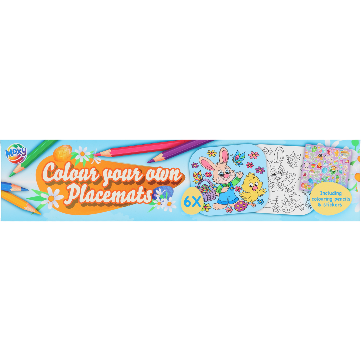 Paas kleurplacemats + potloden