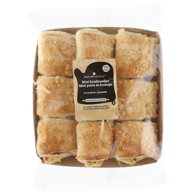 Dutch Bakery Verse kaasbroodjes 9 stuks