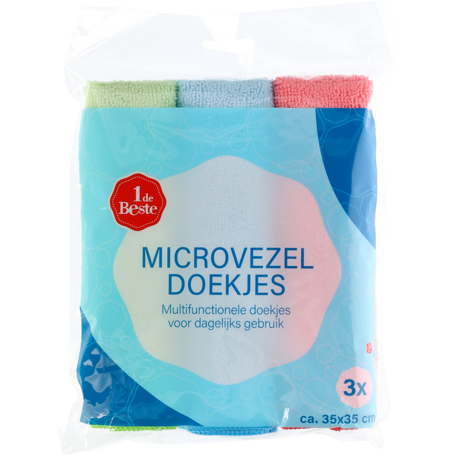 1 de Beste Microvezeldoekjes 3 stuks