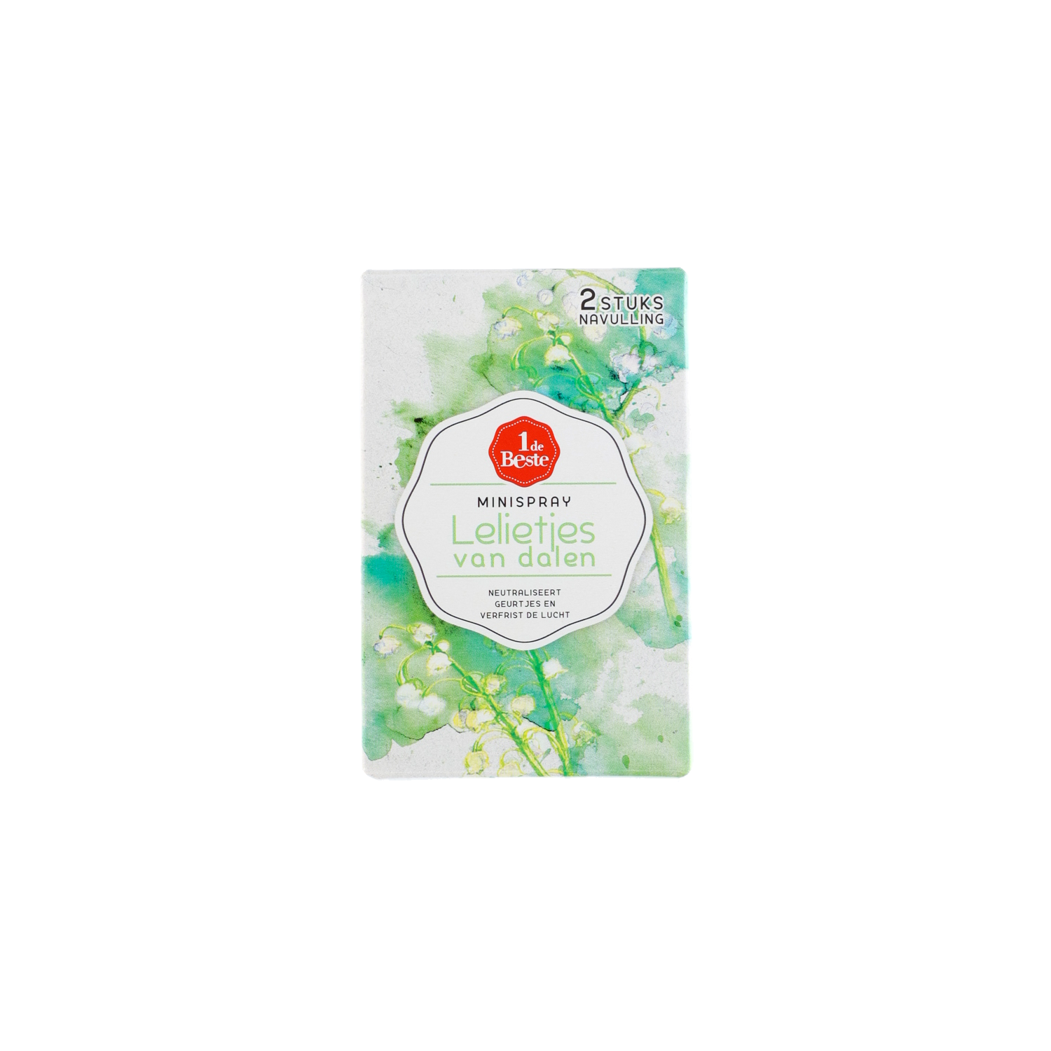 1 de Beste Luchtverfrisser minispray navulling 2 st.