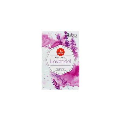 1 de Beste Luchtverfrisser minispray lavendel navul 2 st.