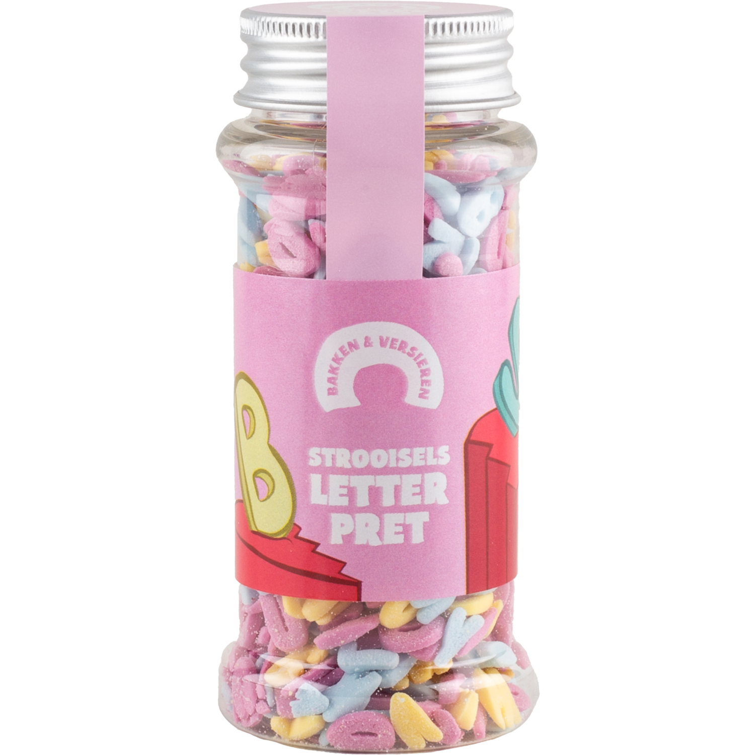 Bakken en versieren Letter sprinkels