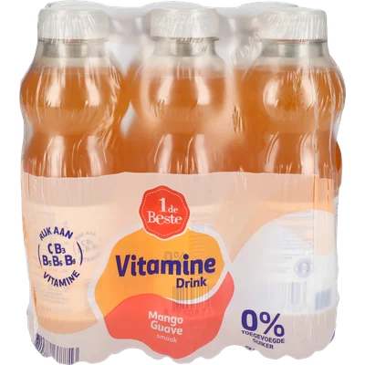 1 de Beste Vitamine drink 0% mango guave 6 st.