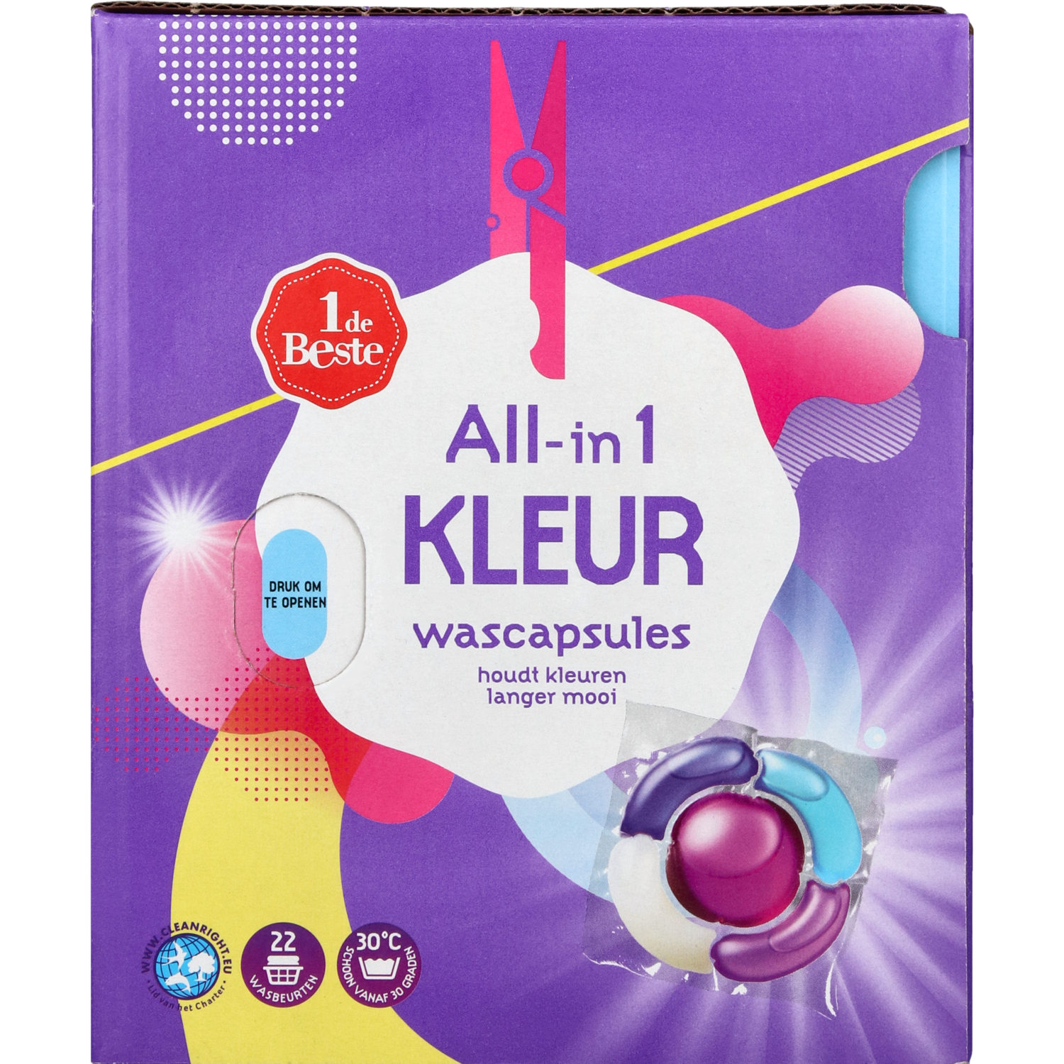 1 de Beste Wascapsules kleur