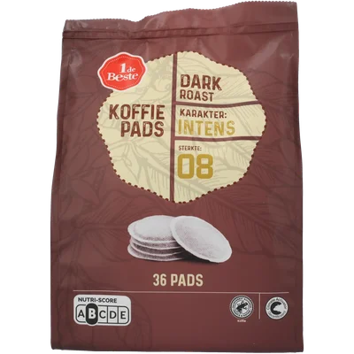 1 de Beste Koffiepads dark roast