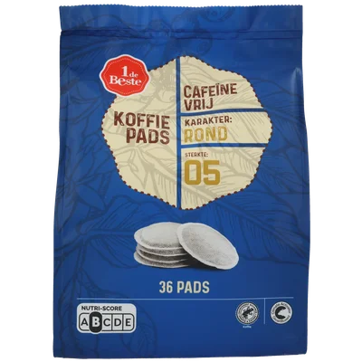 1 de Beste Koffiepads cafeinevrij