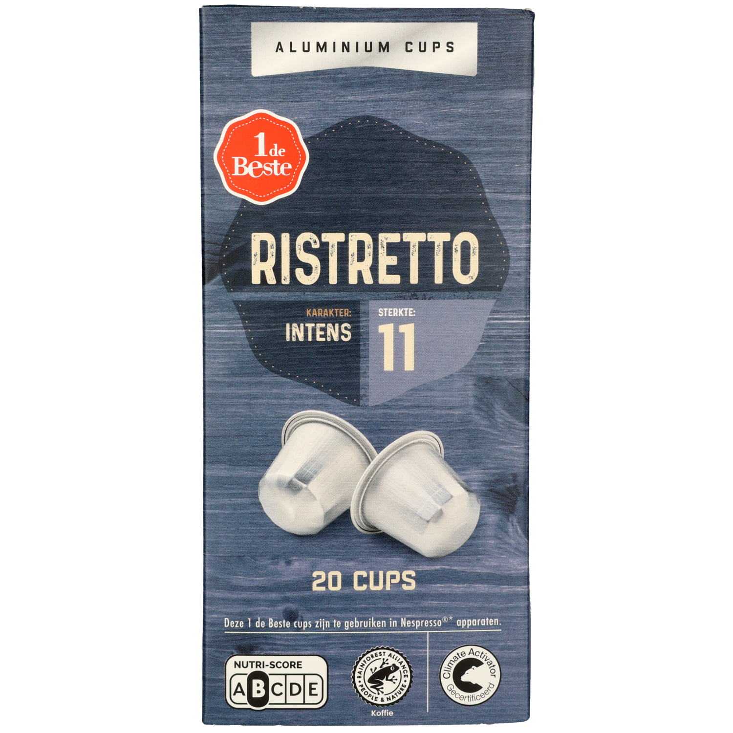 1 de Beste Koffiecups ristretto