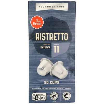 1 de Beste Koffiecups ristretto