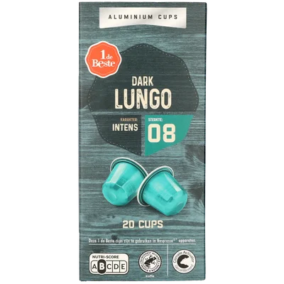 1 de Beste Koffiecups lungo dark