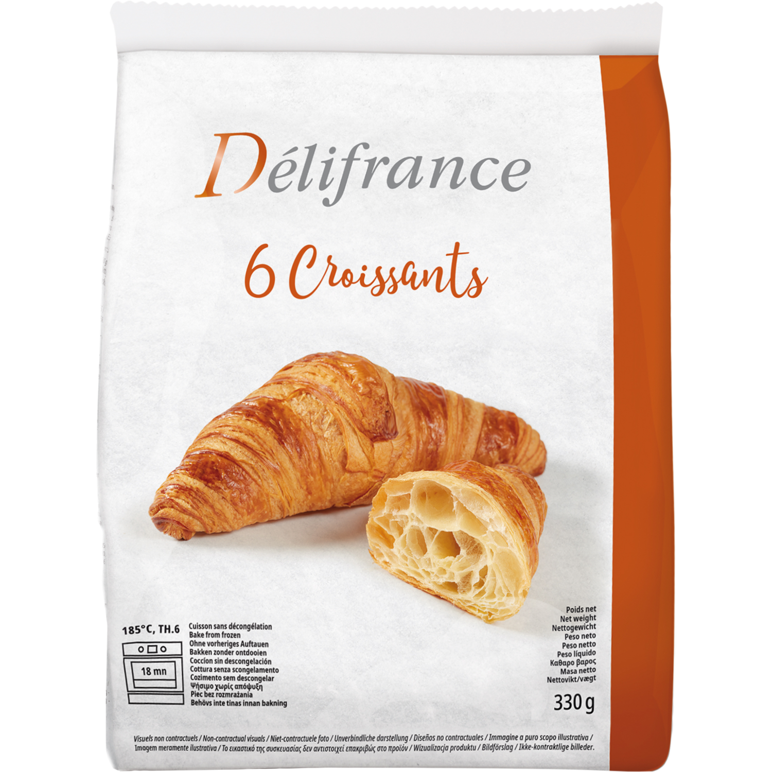 Délifrance Croissant roomboter 6 stuks