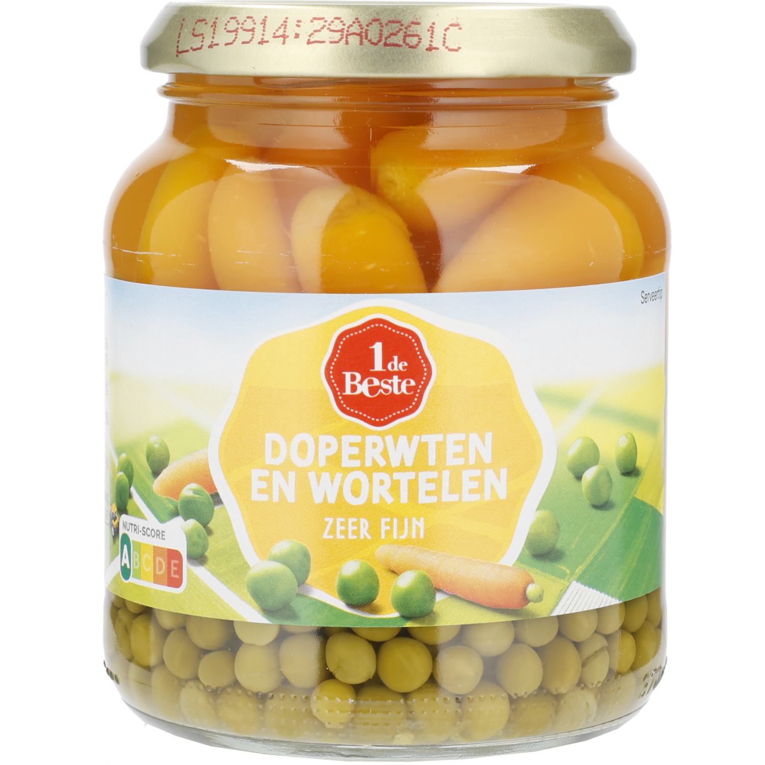 1 de Beste Doperwten en wortelen