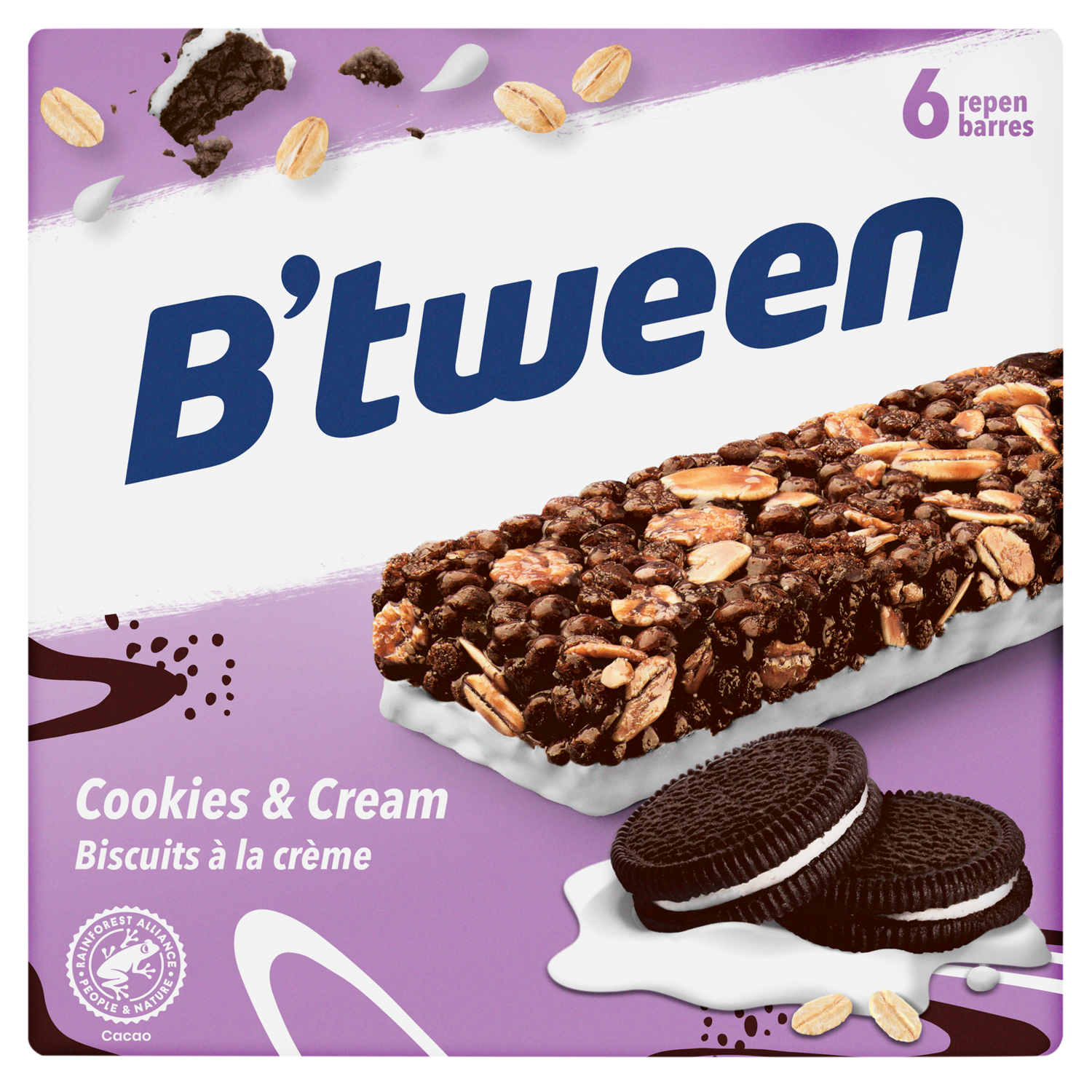 Hero Btween cookies cream 6 st.