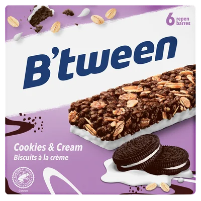 Hero Btween cookies cream 6 st.