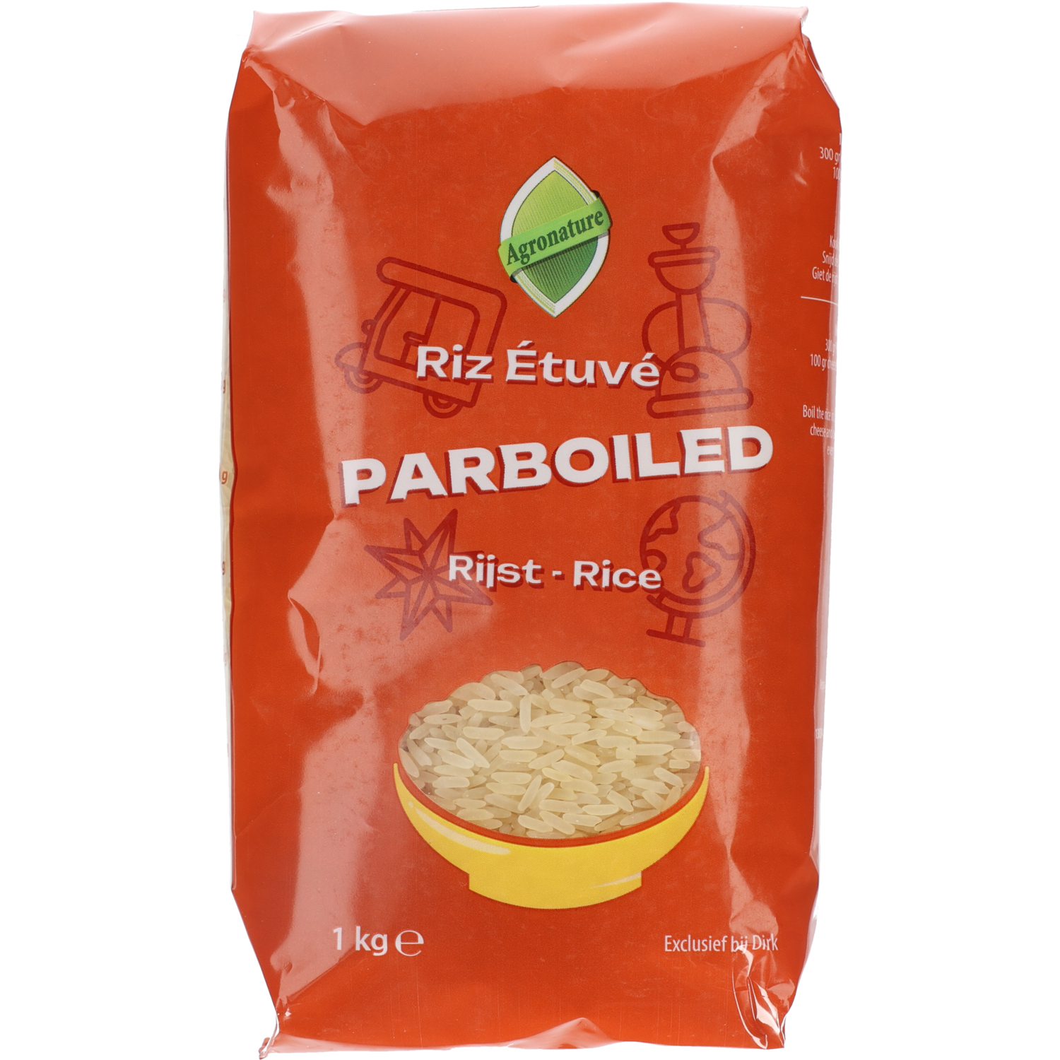 Rijst parboiled