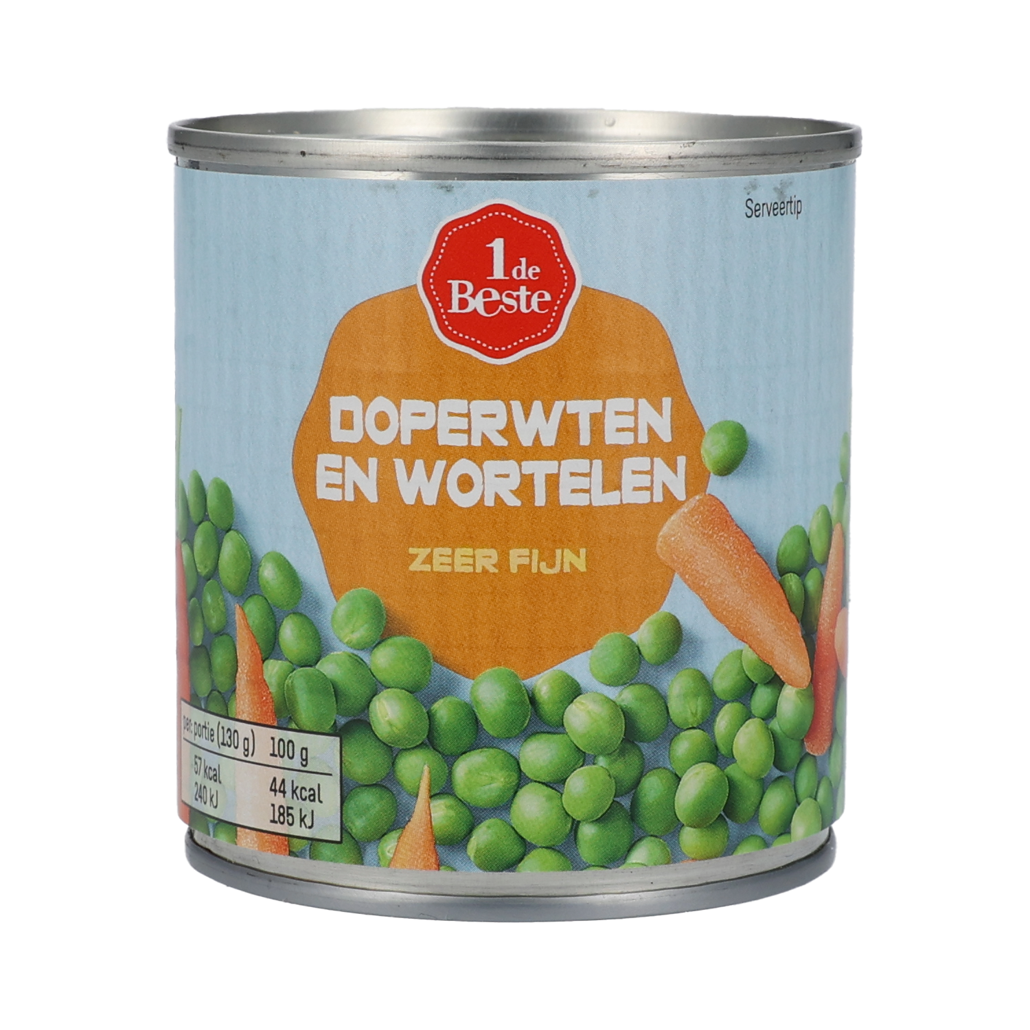 1 de Beste Doperwten en wortelen extra fijn