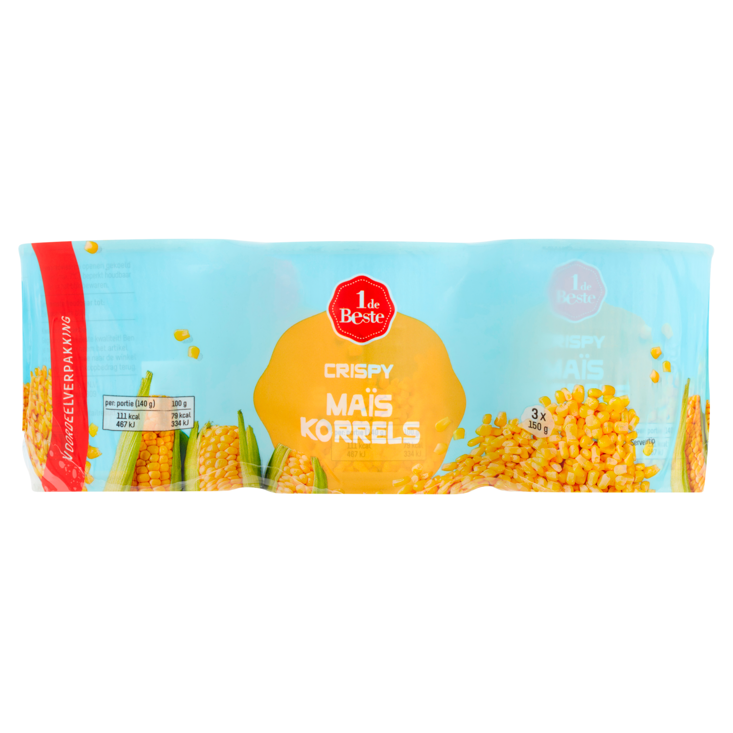 1 de Beste Crispy mais 3-pack