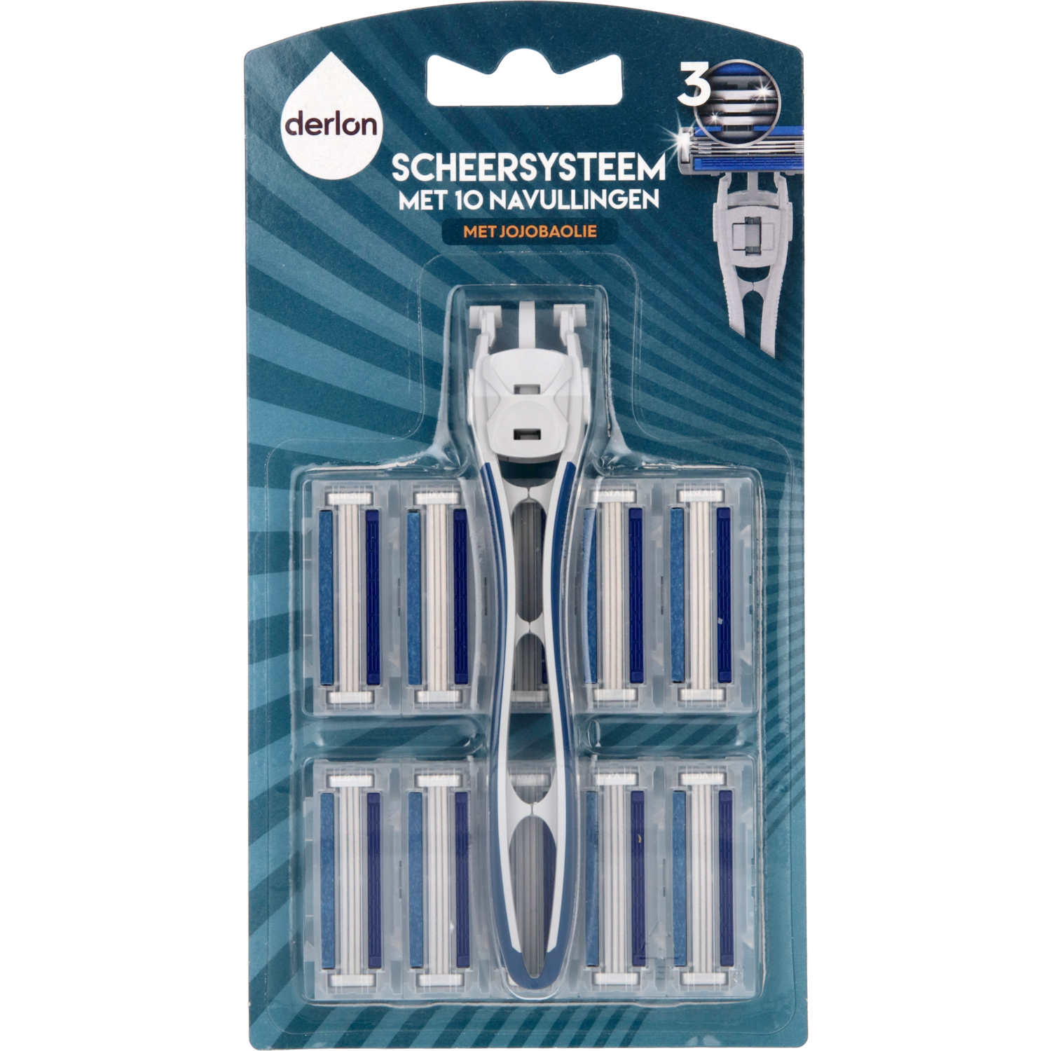 Derlon Scheermesjes 3-voudig