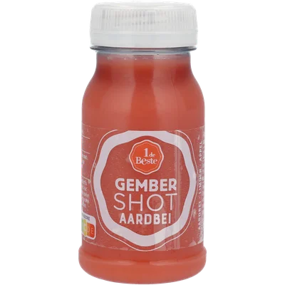 1 de Beste Shot aardbei gember limoen