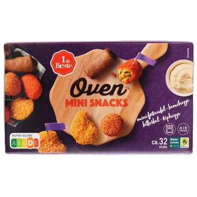 1 de Beste Oven minisnacks 32 st.