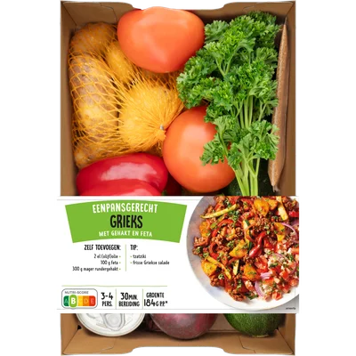 Eenpansgerecht griekse stijl verspakket