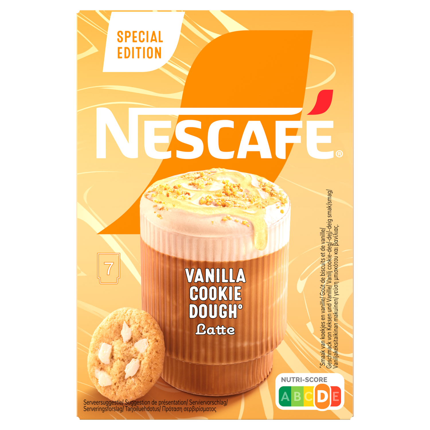 Nescafé Oploskoffie vanille cookie dough latte