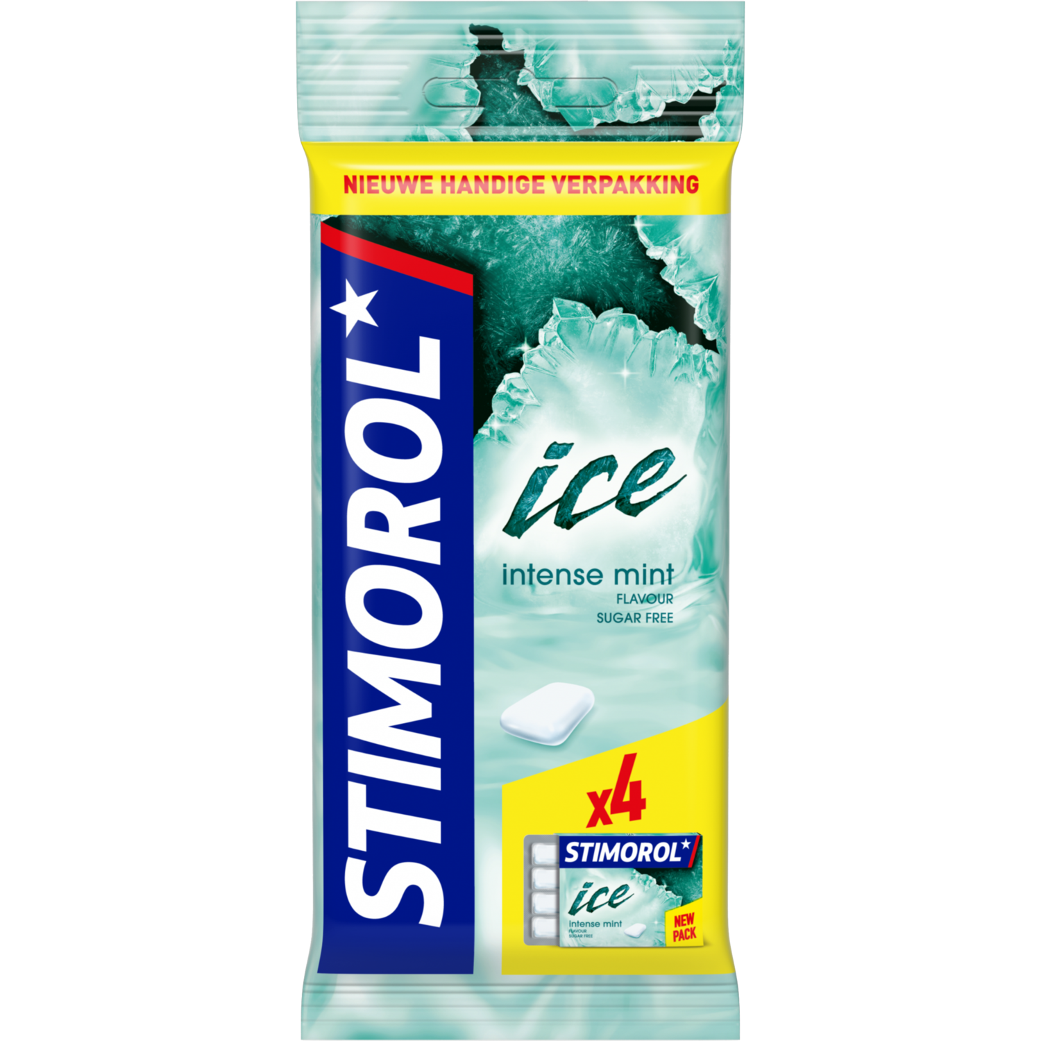 Stimorol Kauwgom ice intense mint 4 st.