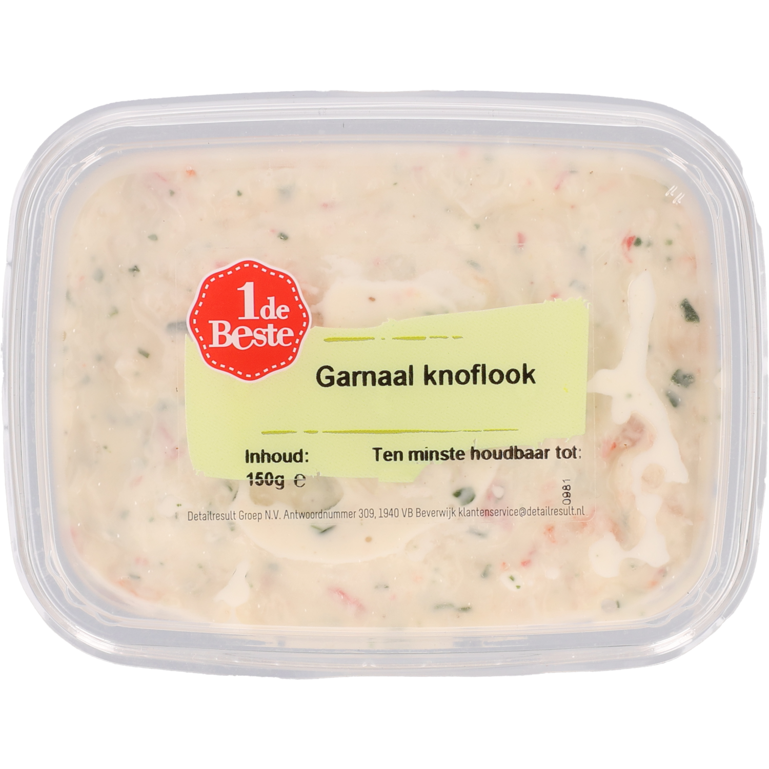 1 de Beste Salade garnaal knoflook