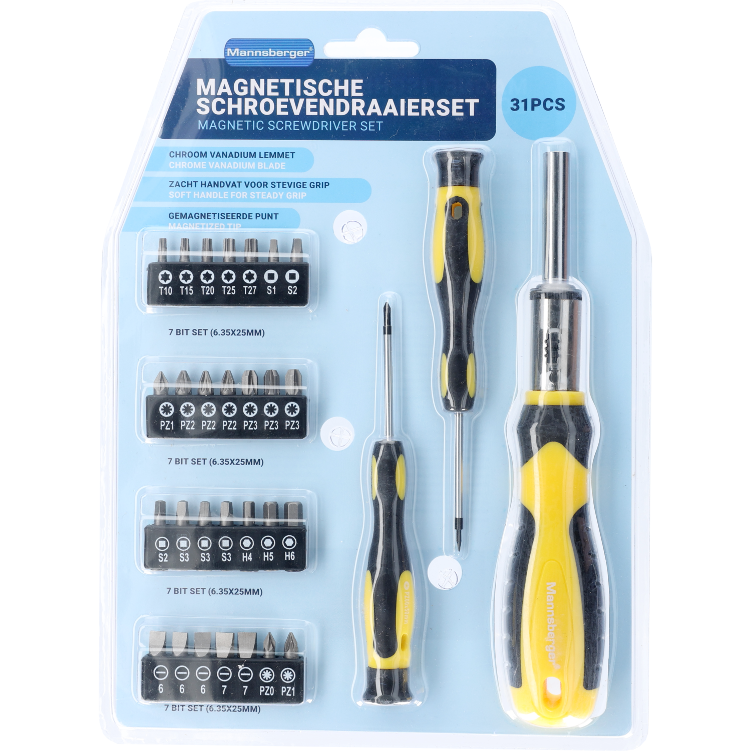 Mannsberger magnetische schroevendraaierset