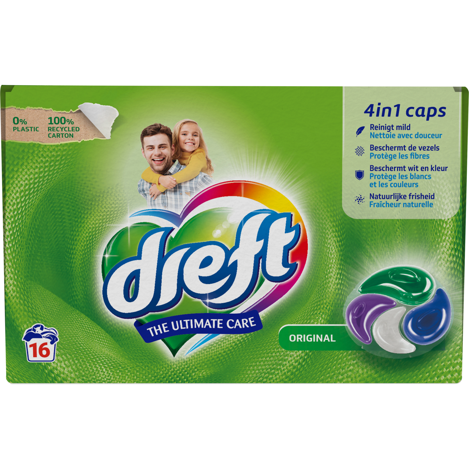 Dreft Wascapsules caps 4 in 1 origineel
