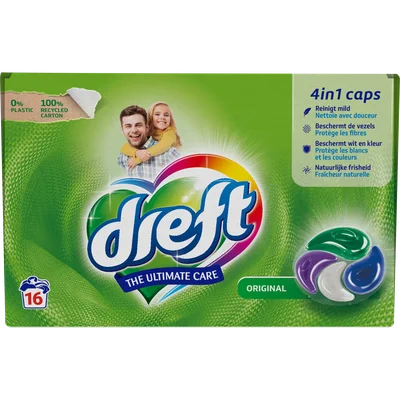 Dreft Wascapsules caps 4 in 1 origineel