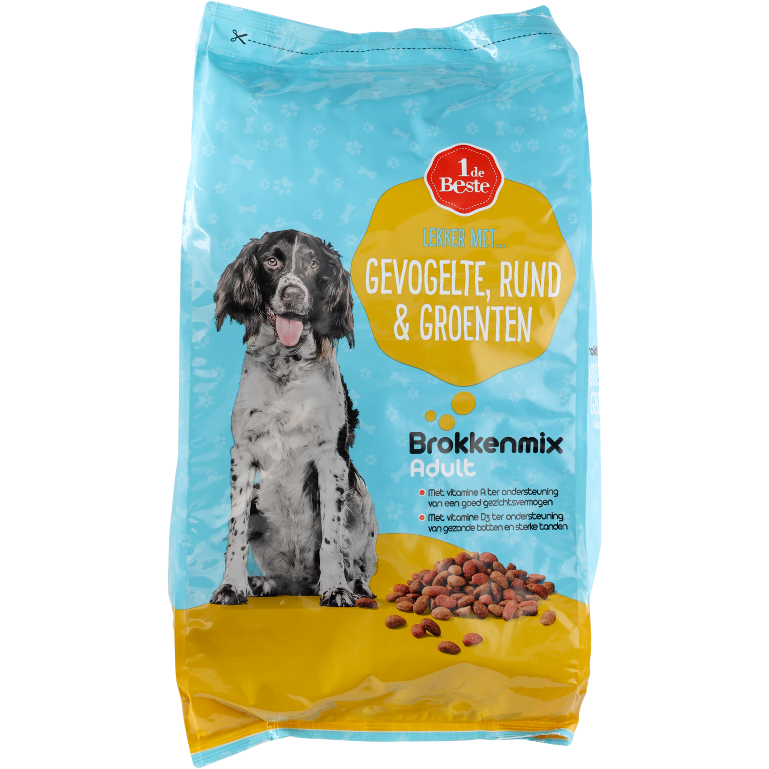 1 de Beste Hondenvoer gevogelte rund groente