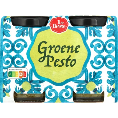 1 de Beste Pesto groen 2x 90 gram